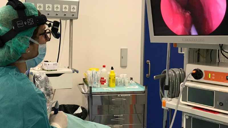 Cirugía por Turbinoplastia mediante Radiofrecuencia para la disminución del tamaño de los cornetes en Hospital Parque
